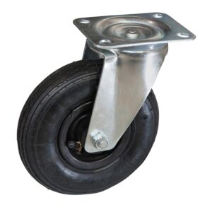 Ruota  Pneumatica ø200x50 Supporto Rotante Flangia Nylon