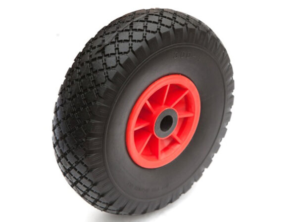 Ruota Anti Foratura ø260x85 riempimento poliuretano colore Nero flangia nylon