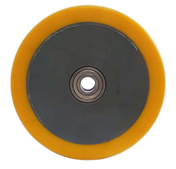 Ruota ø cm 8 Singola in Poliuretano (Cerchio Nylon) | Portata 230 kg - immagine 3