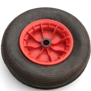Ruota Carrelli Nautica 400x100 foro 20 mm gabbia a rulli