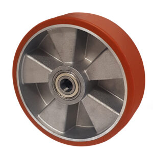 Ruota Alluminio Poliuretano ø200x50 - Solo ruota