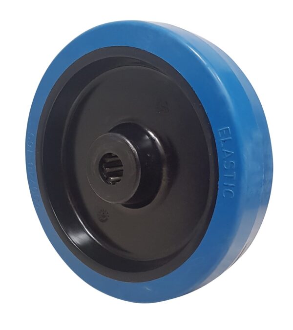 Ruota Gomma Blu ø160x50 - Solo Ruota