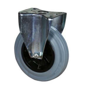 Ruota ø100x35 Gomma Antimacchia- Supporto fisso