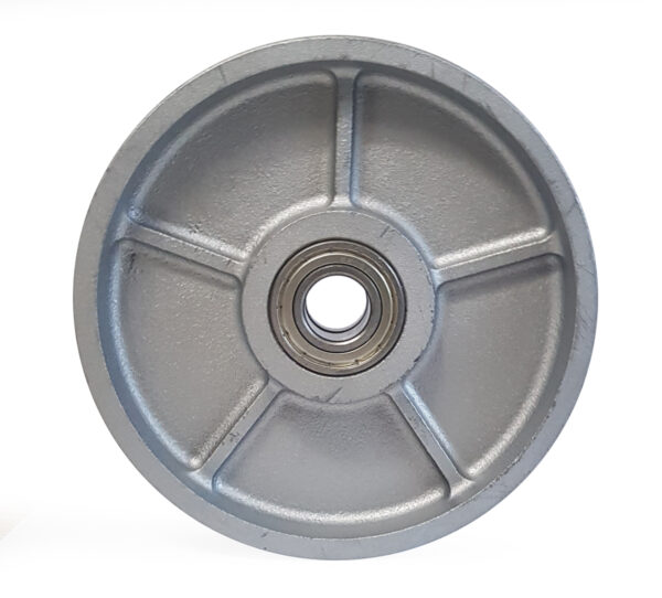 Ruota ø cm 20 Supporto  in Ghisa Meccanica | Portata 1400 kg - immagine 3