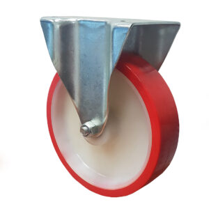 Ruota Nylon Poliuretano d. 200x50 - Supporto fisso